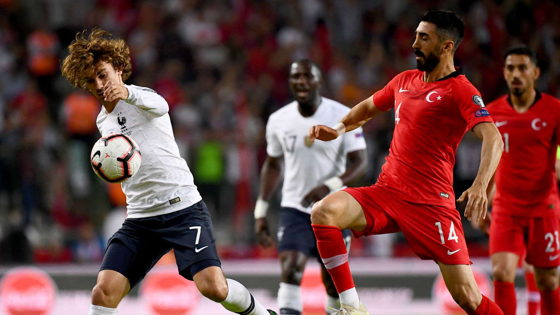 Antoine Griezmann Mahmut Tekdemir Turkey France Euro Qualifiers 08062019