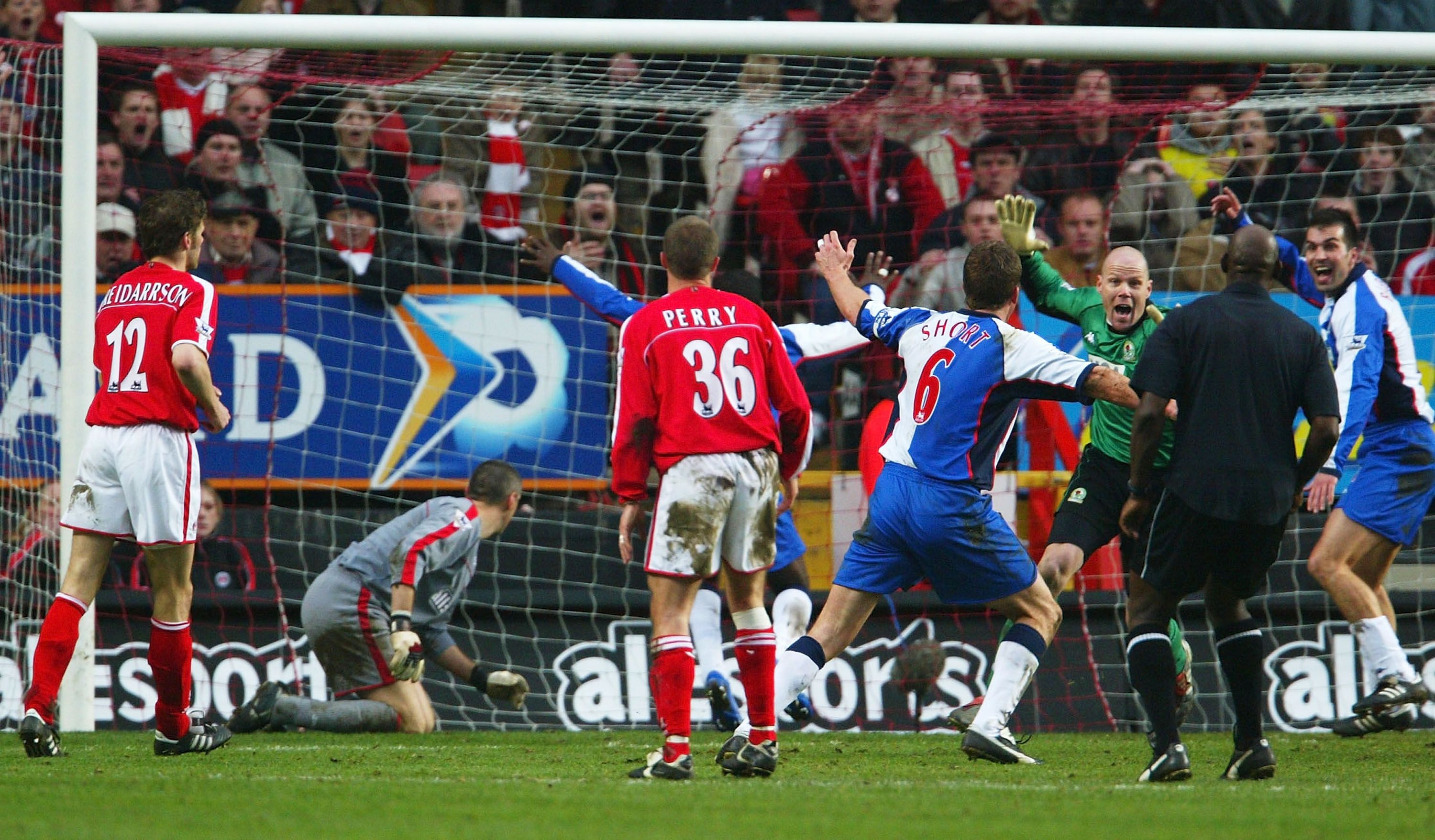 Brad Friedel scores for Blackburn vs Charlton in 2004