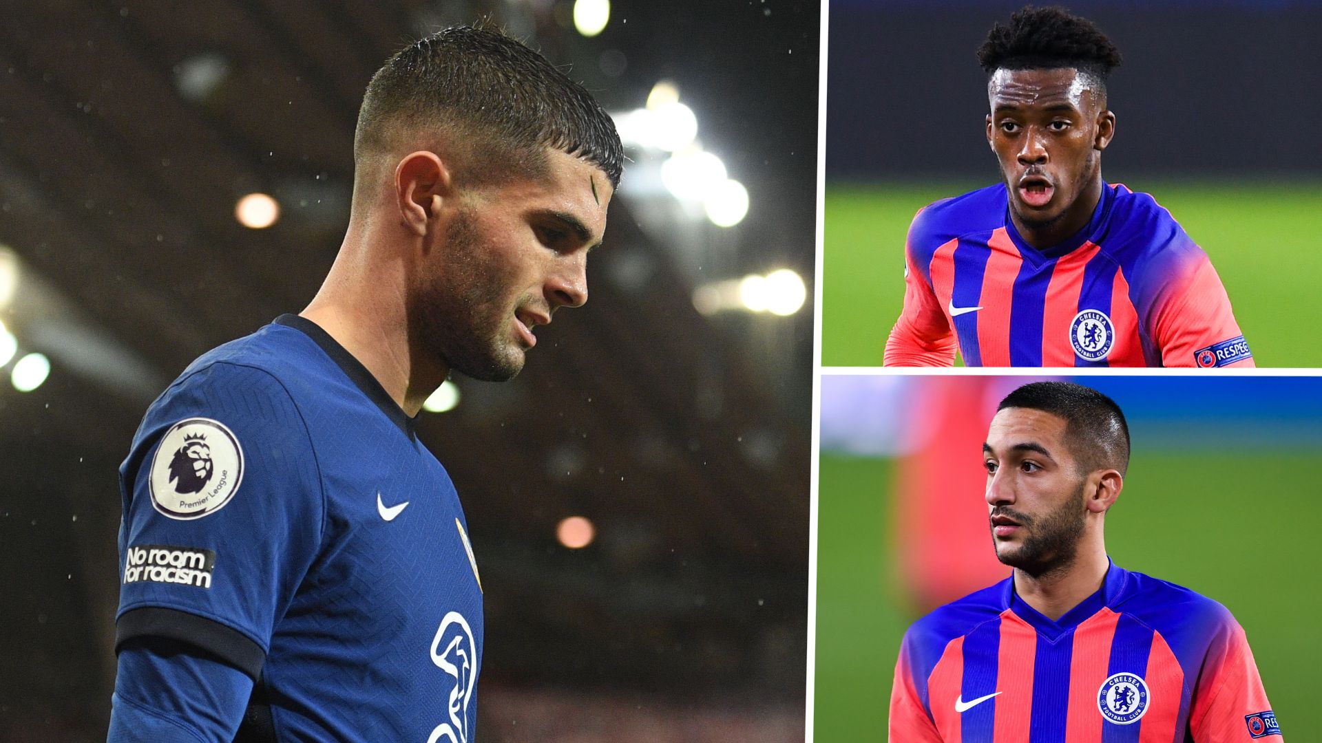 Ziyech Pulisic Hudson-Odoi Chelsea