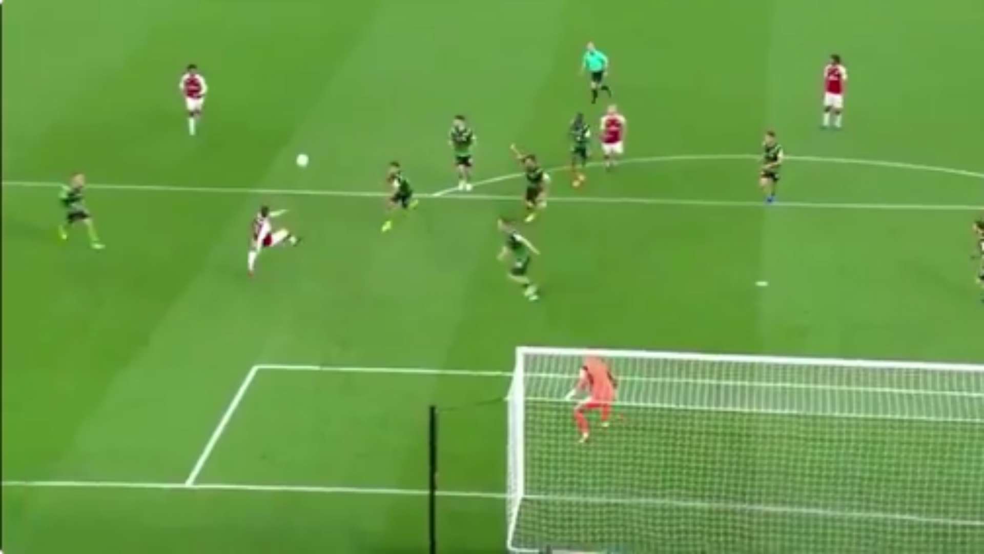 captura TV Giroud Arsenal