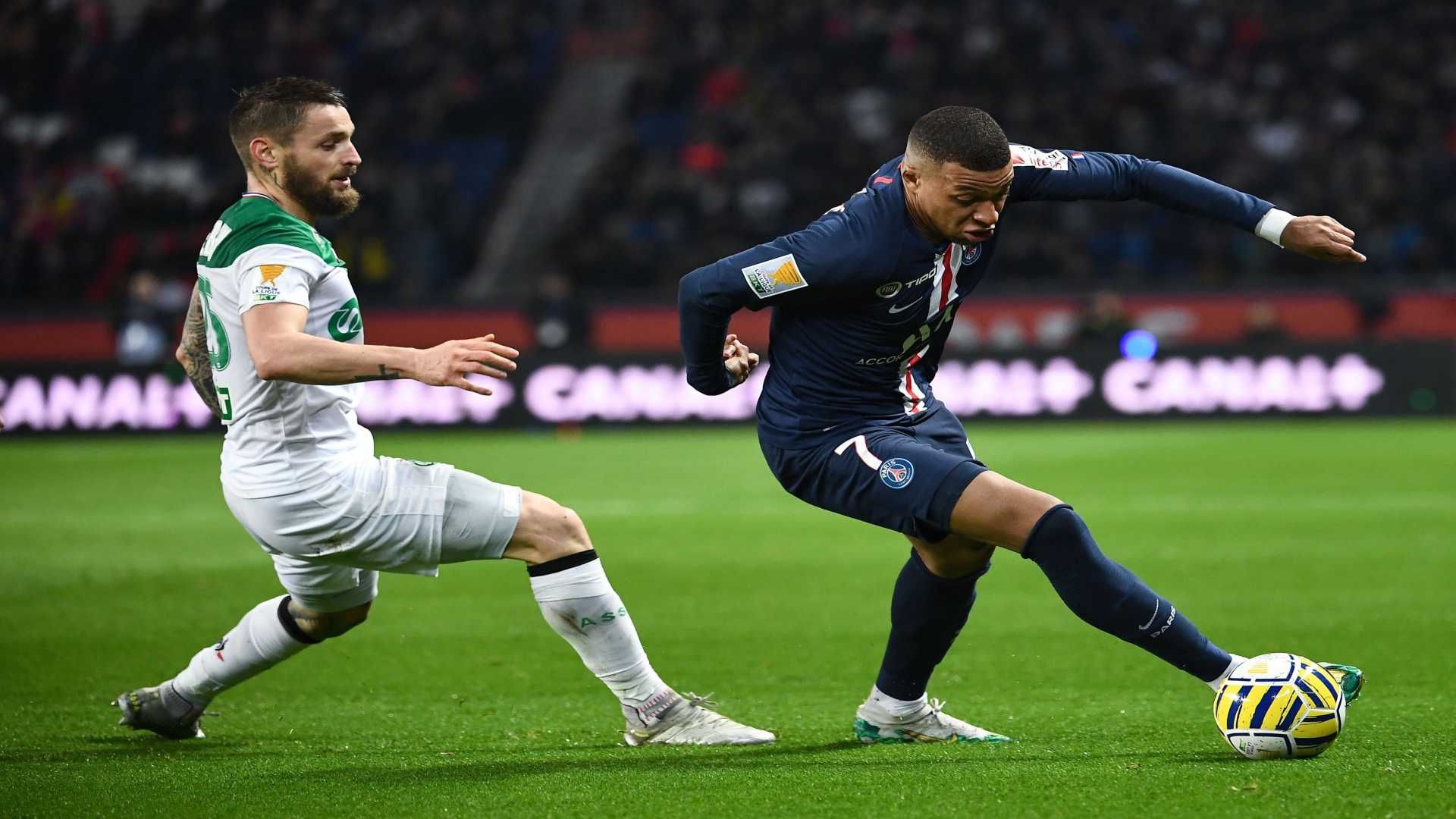 Kylian Mbappé PSG ASSE Coupe de la Ligue 08012020