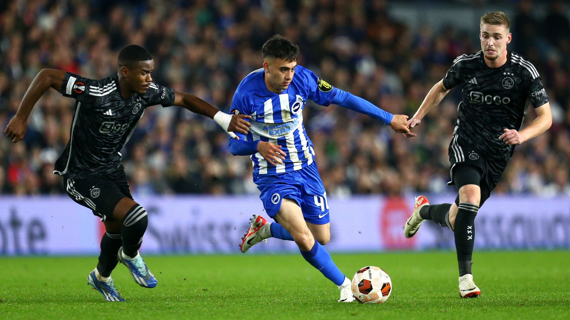 Jorrel Hato Ajax 2023-24 Brighton Europa League