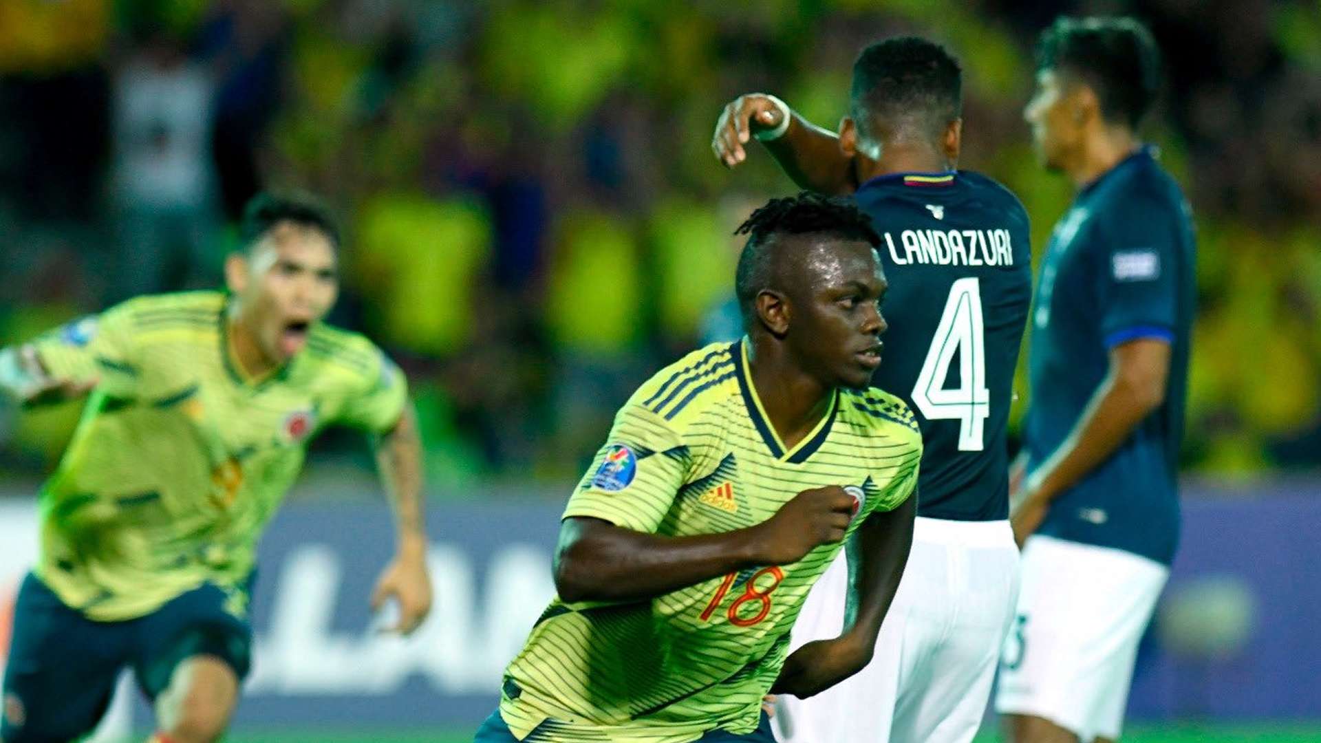 Edwuin Cetré Colombia Ecuador Preolímpico 2020