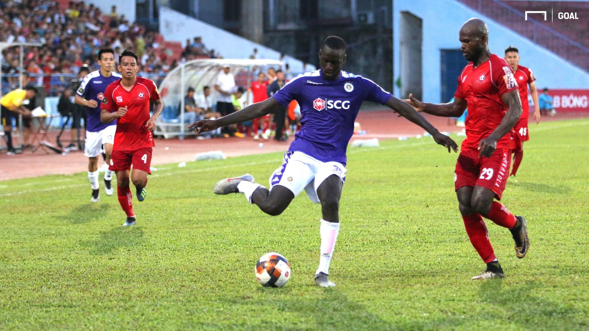 Papa Ibou Kebe Hai Phong vs Ha Noi V.League 2019