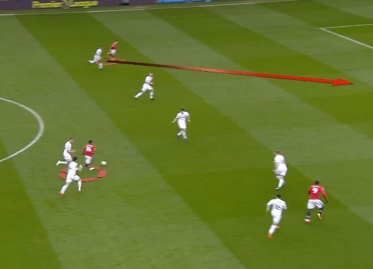 Manchester United Second Goal vs Swansea