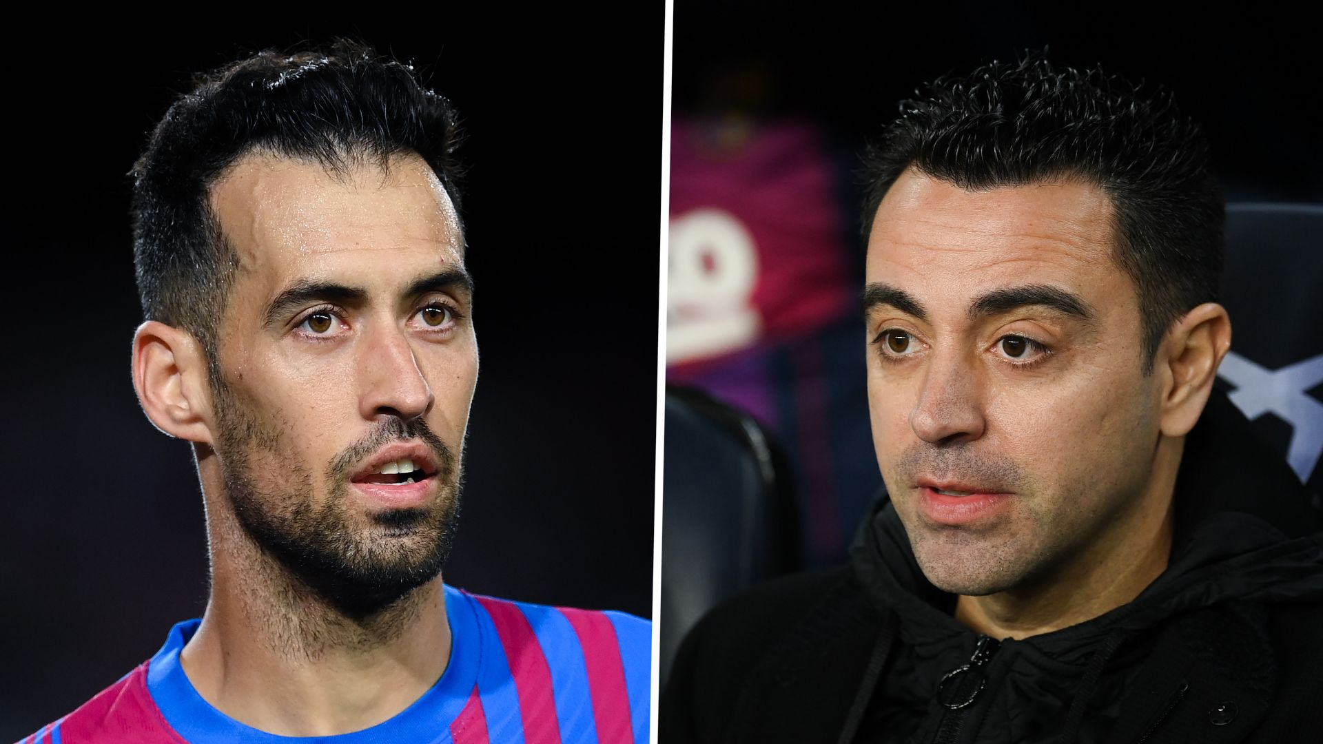 Sergio Busquets Xavi Hernandez Barcelona