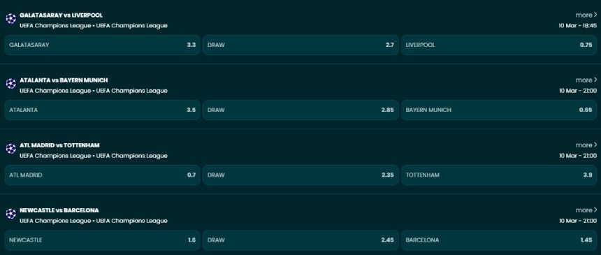 Lucky Fish In-Play Sports Betting