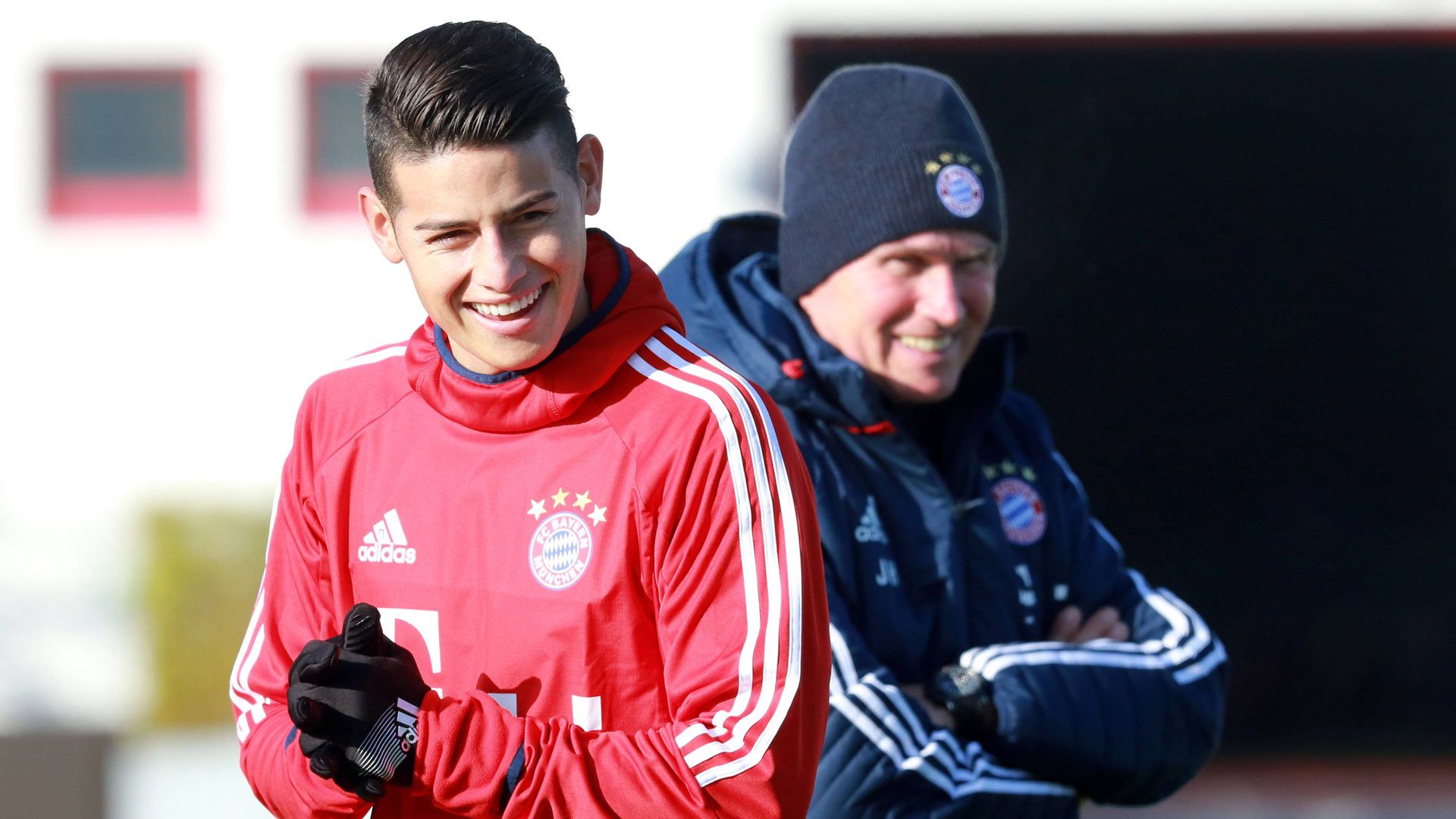 *GER ONLY* James Rodriguez Jupp Heynckes FC Bayern München