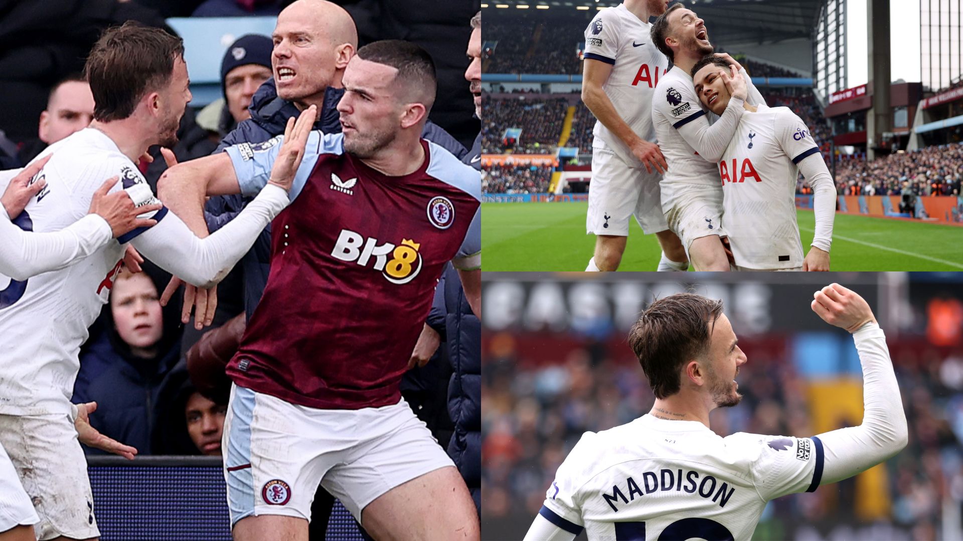 Tottenham beat Aston Villa