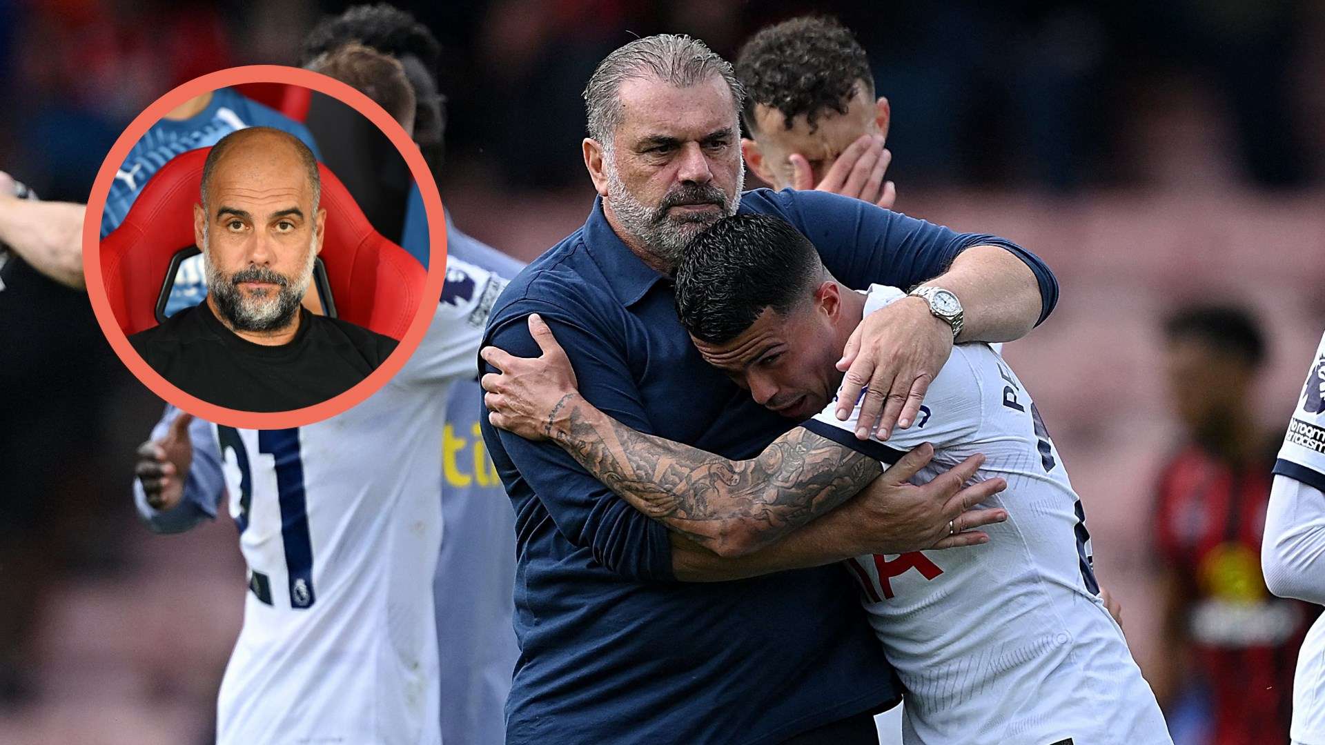 Ange Postecoglou Tottenham - Pep Guardiola