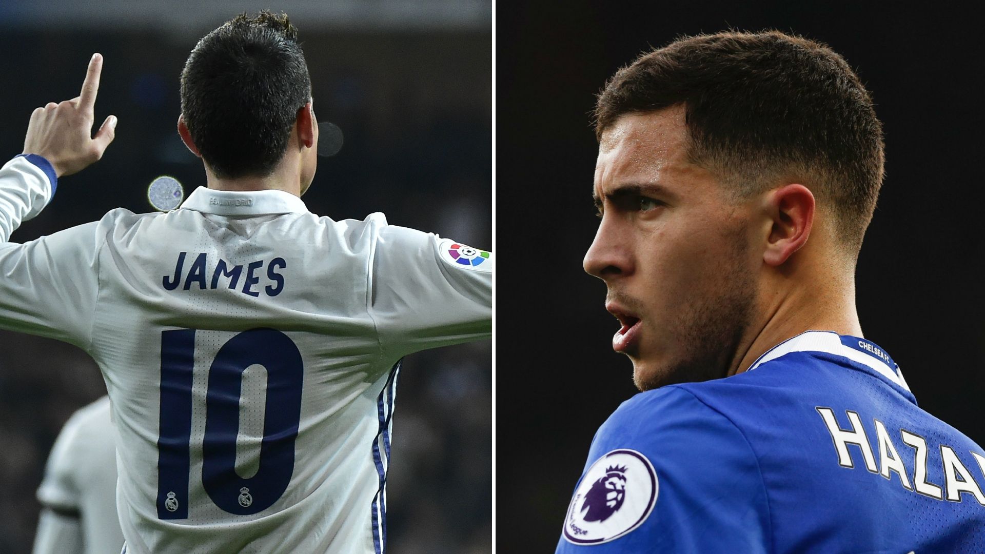 James Rodríguez - Eden Hazard