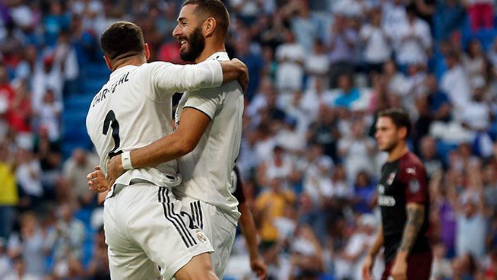 Benzema Carvajal Real Madrid Milan Trofeo Bernabéu