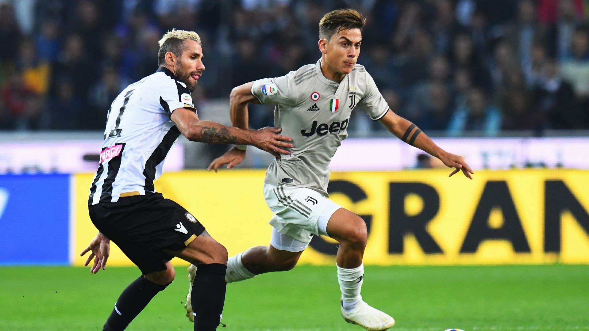 Valon Behrami Paulo Dybala Udinese Juventus