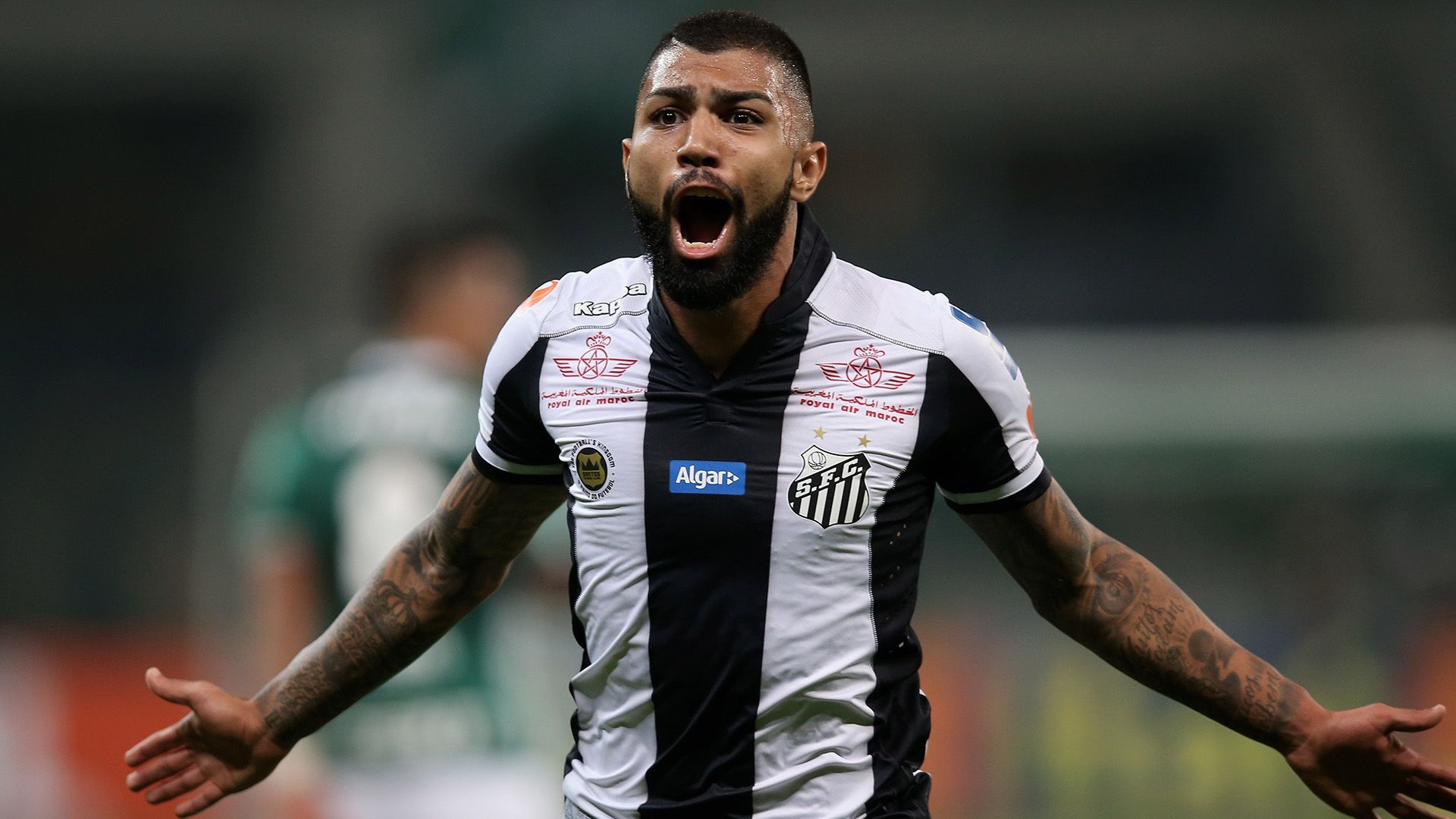 Gabigol Palmeiras Santos Brasileirão 12072016