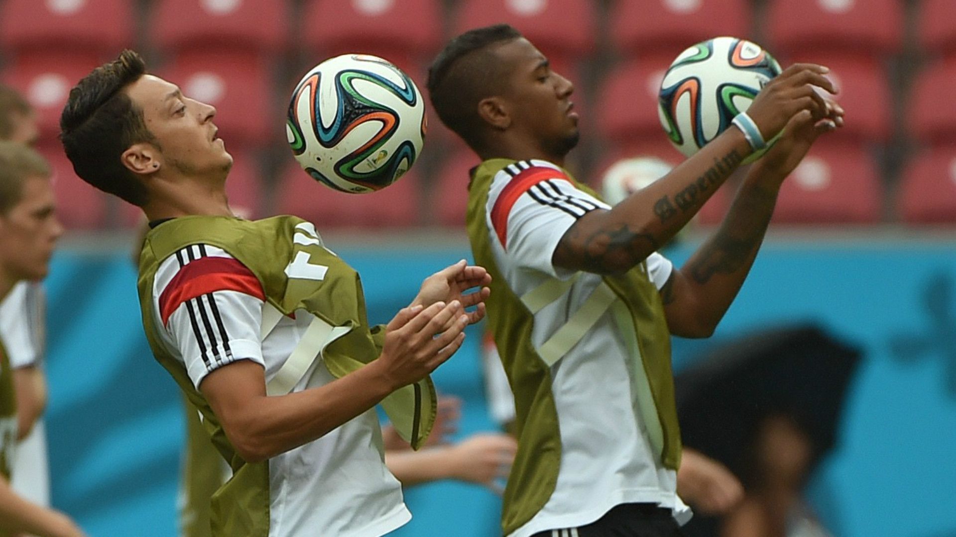 Mesut Ozil Jerome Boateng Germany