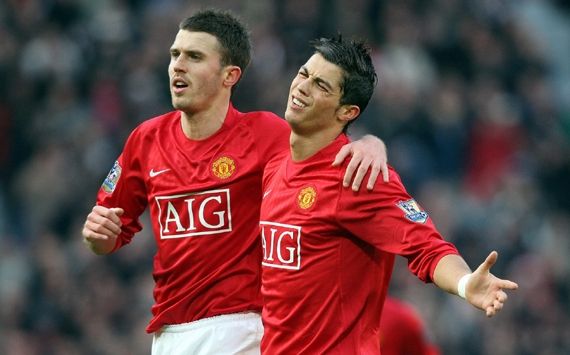 Michael Carrick,Cristiano Ronaldo