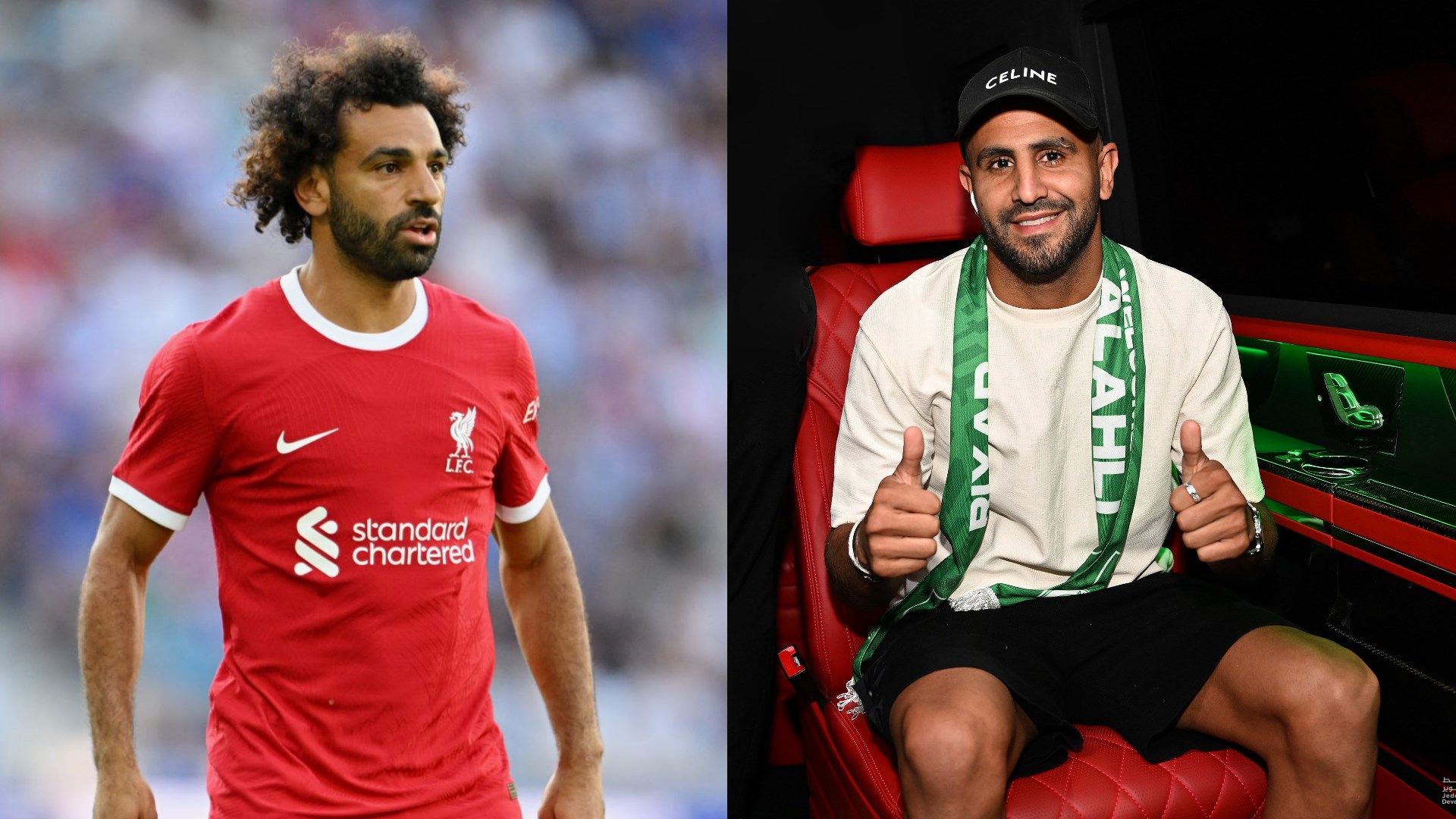 Mohamed Salah - Riyad Mahrez - Ahli  - Liverpool
