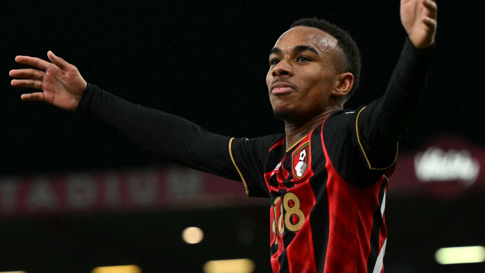Junior Kroupi Bournemouth 2025-26 goal