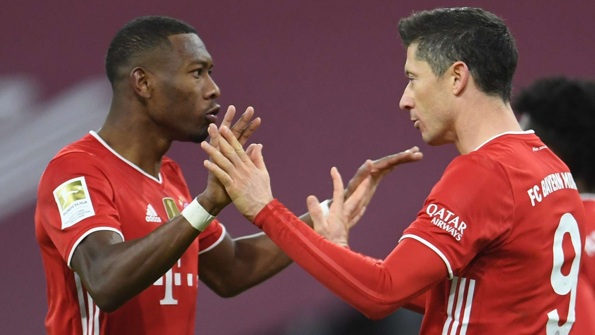 Robert Lewandowski David Alaba FC Bayern
