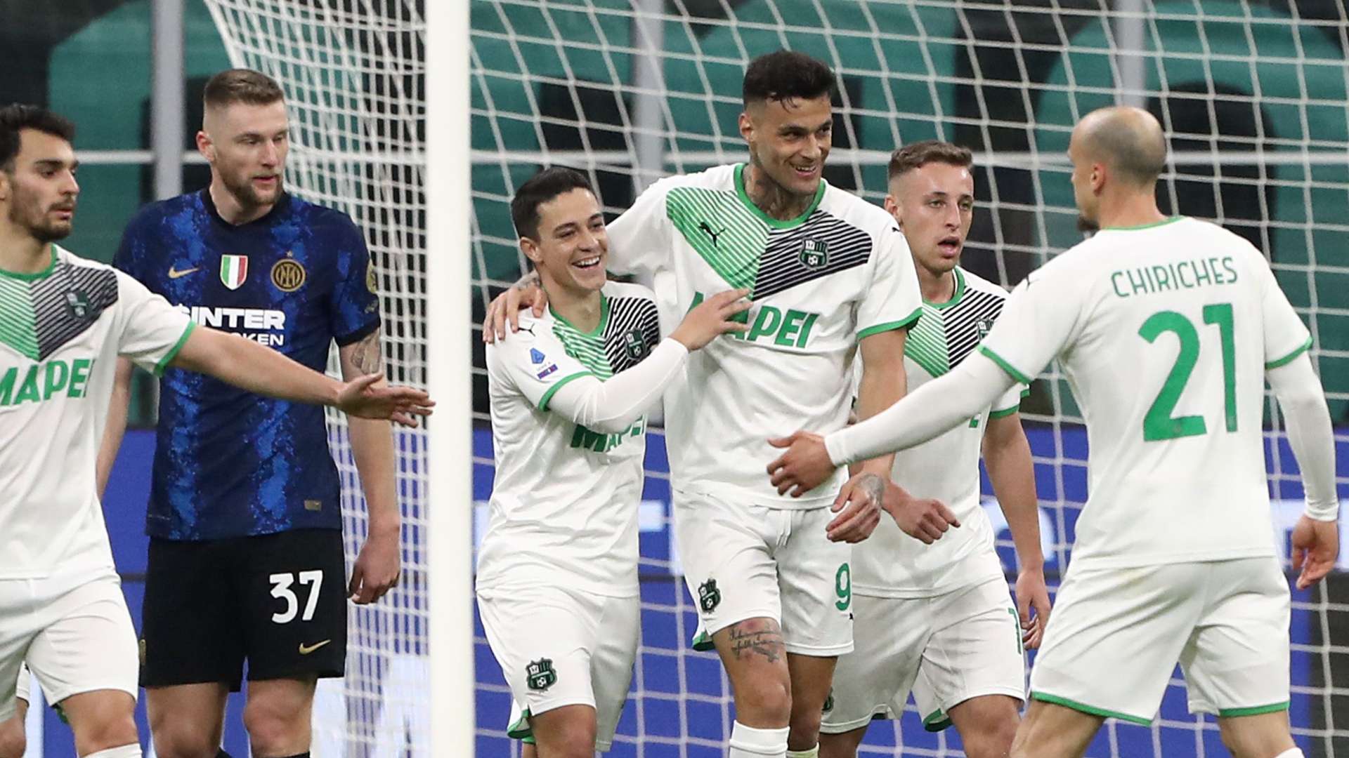 raspadori scamacca sassuolo