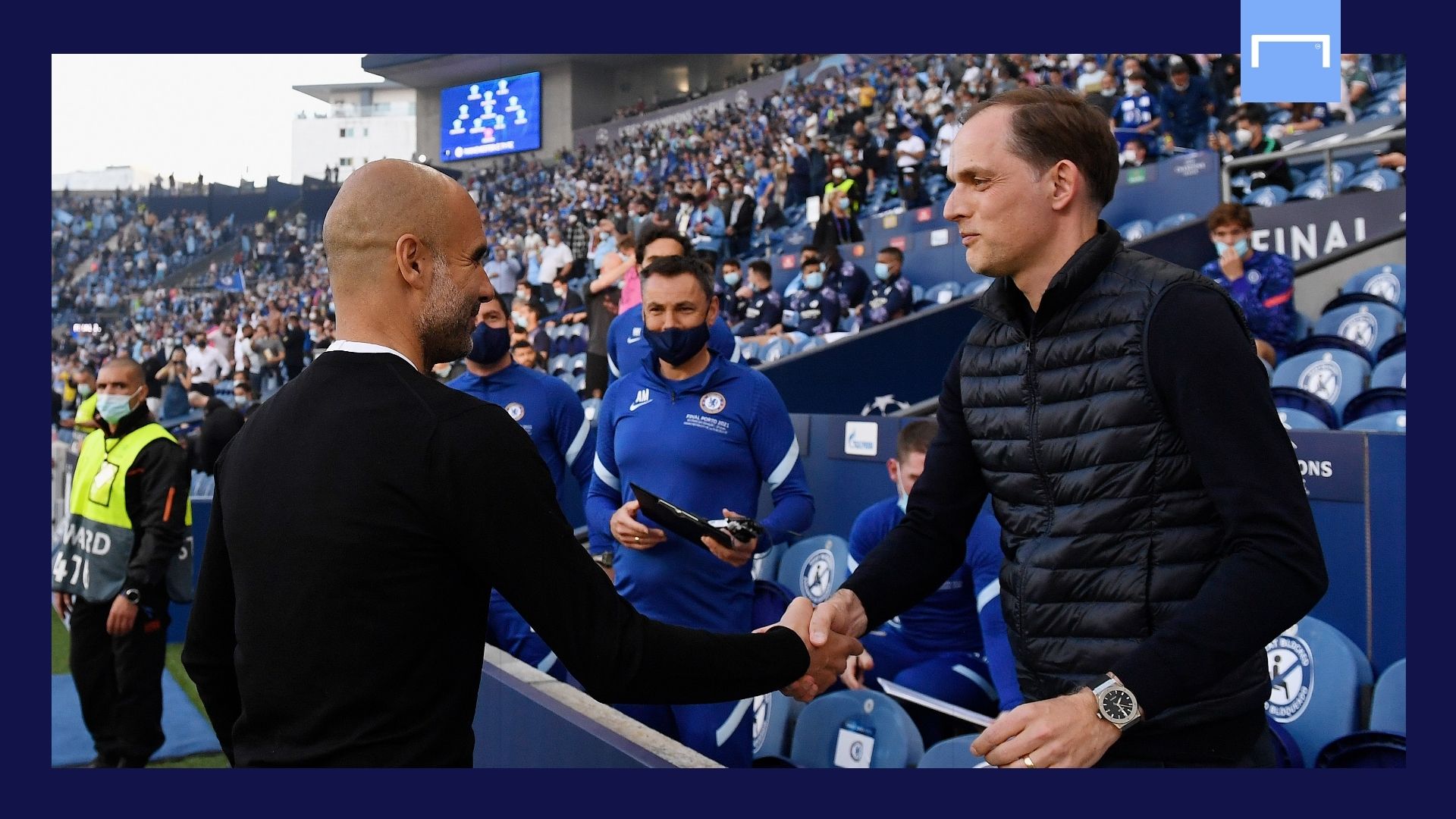 Pep Guardiola Thomas Tuchel Manchester City Chelsea GFX