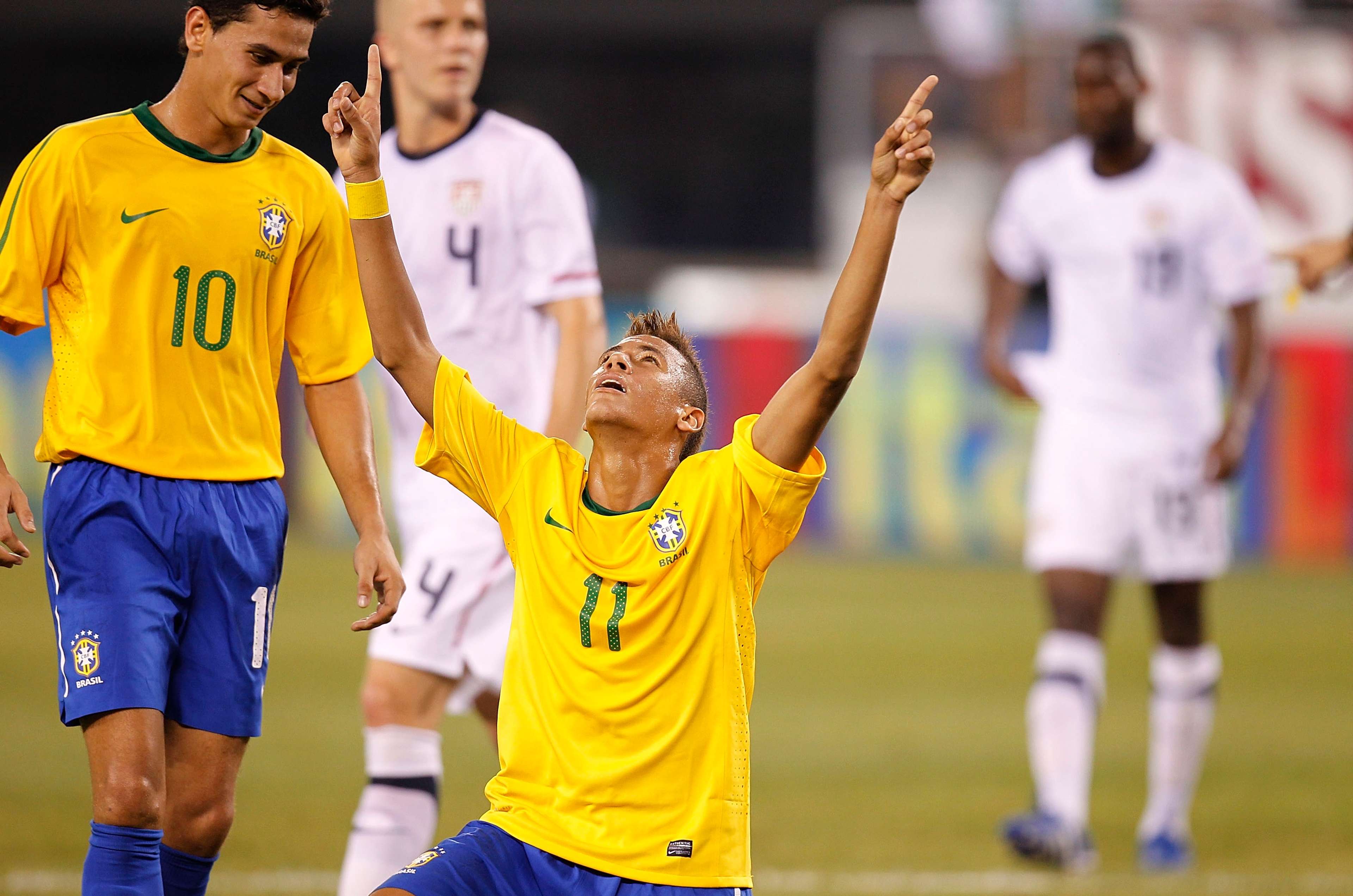 Neymar USA Brazil 2010 Friendly 10082010
