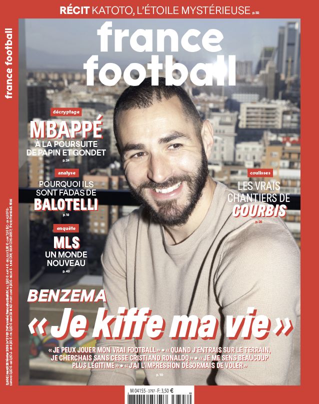 BENZEMA EN FRANCE FOOTBALL