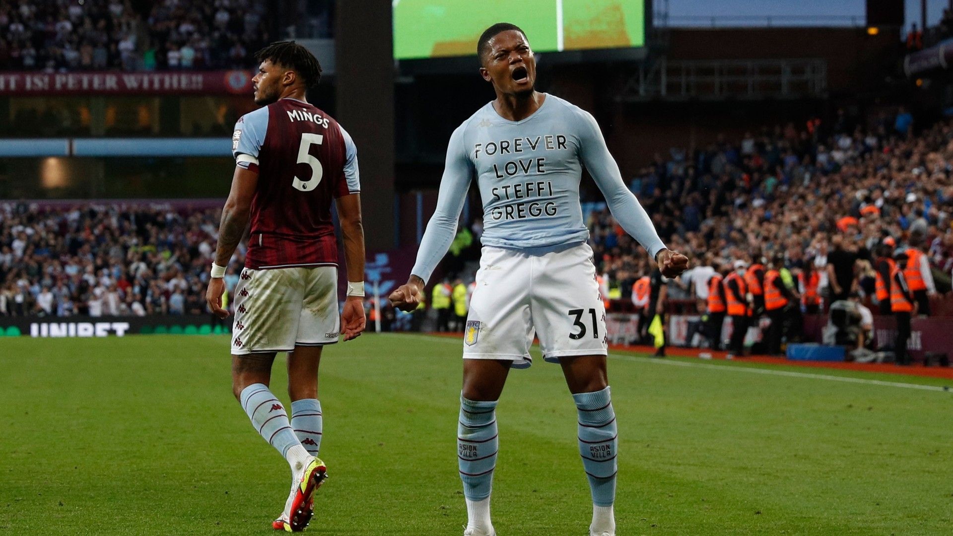 Leon Bailey Aston Villa Everton 2021-22