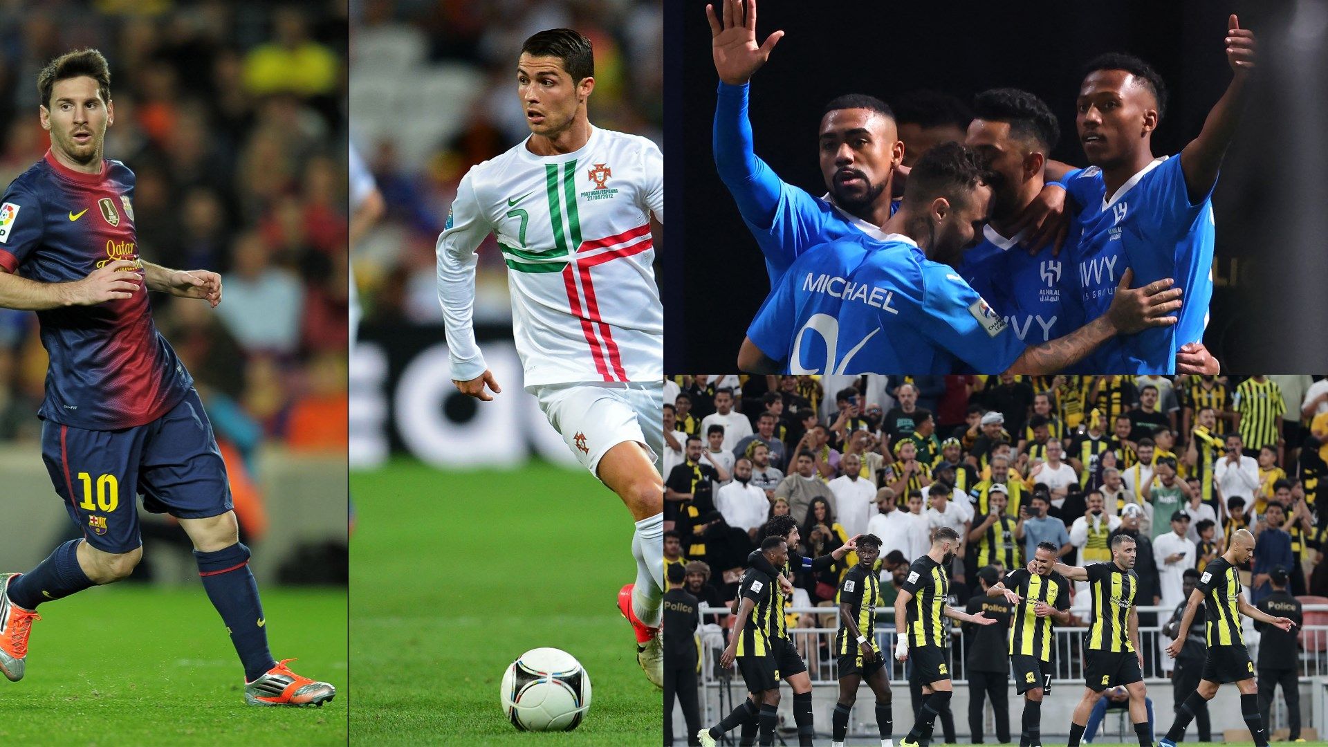 Hilal Ittihad Real Madrid Barcelona GFX