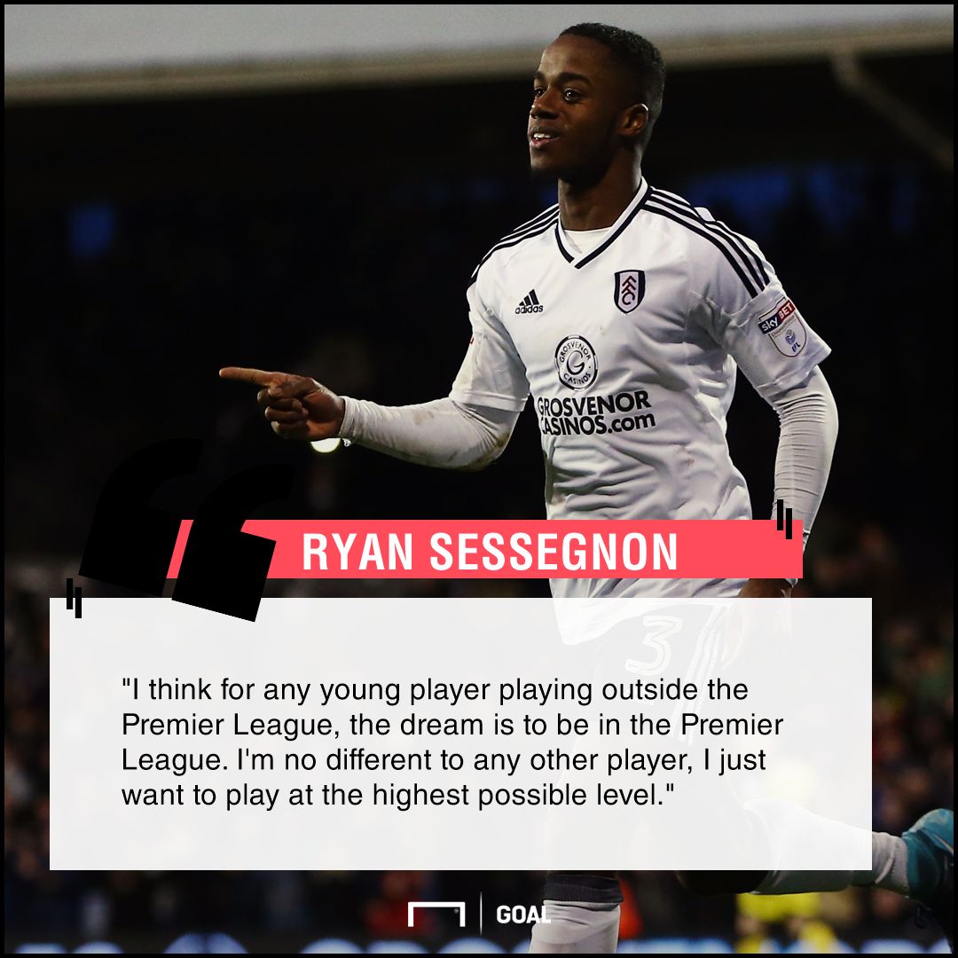 Ryan Sessegnon Premier League ambition