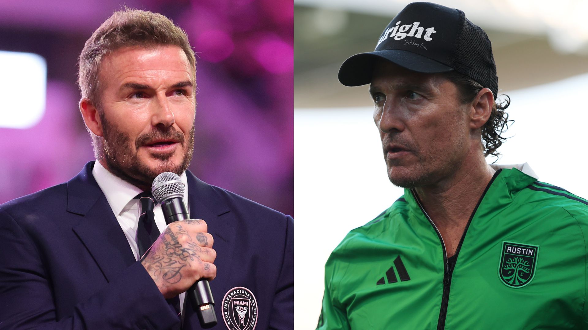 David Beckham Matthew McConaughey Inter Miami Austin