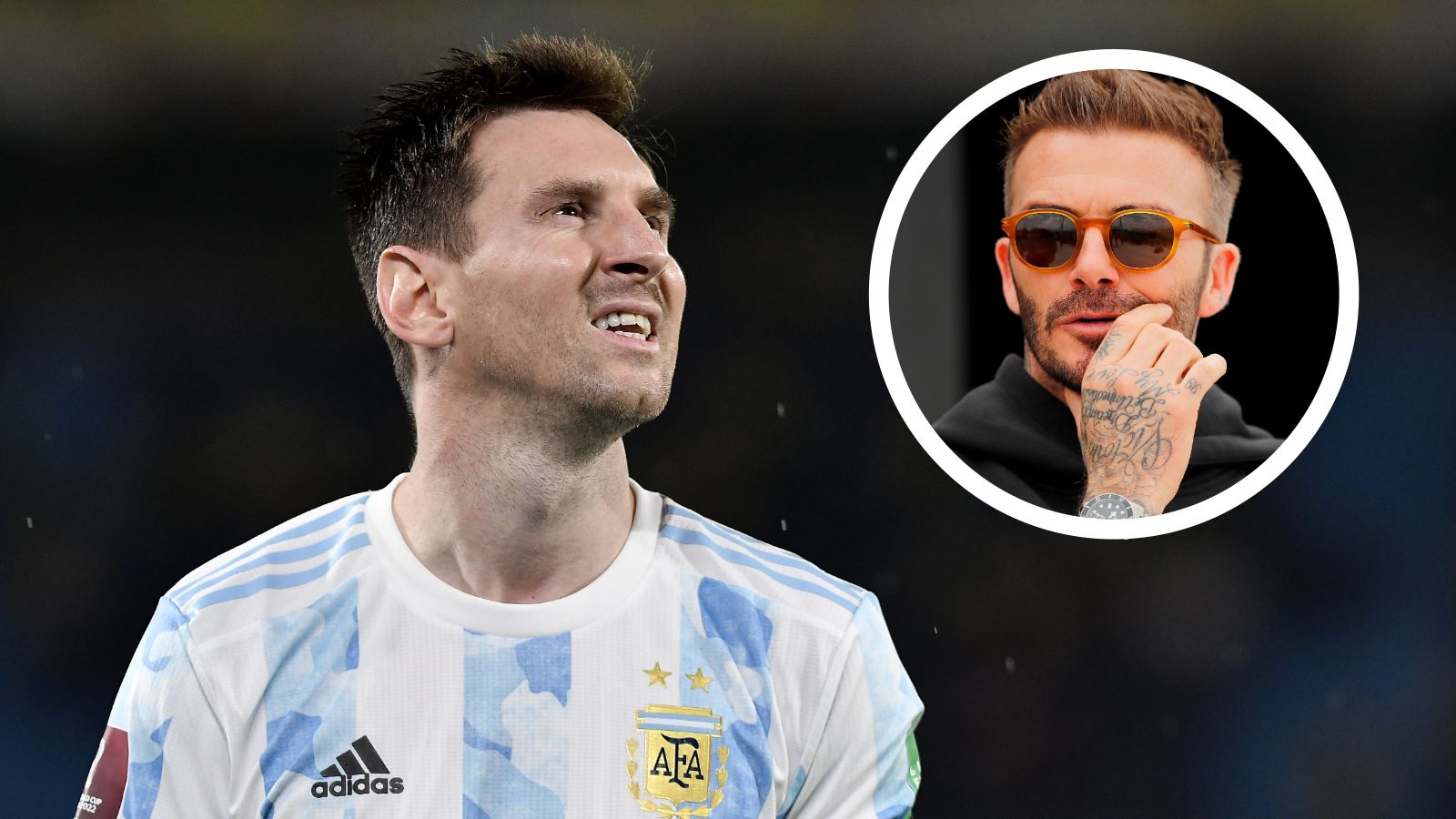 Lionel Messi, David Beckham GFX