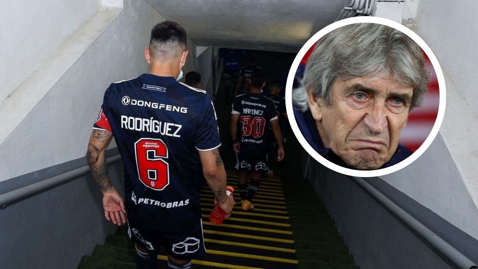 manuel pellegrino y el descenso con la universidad de chile