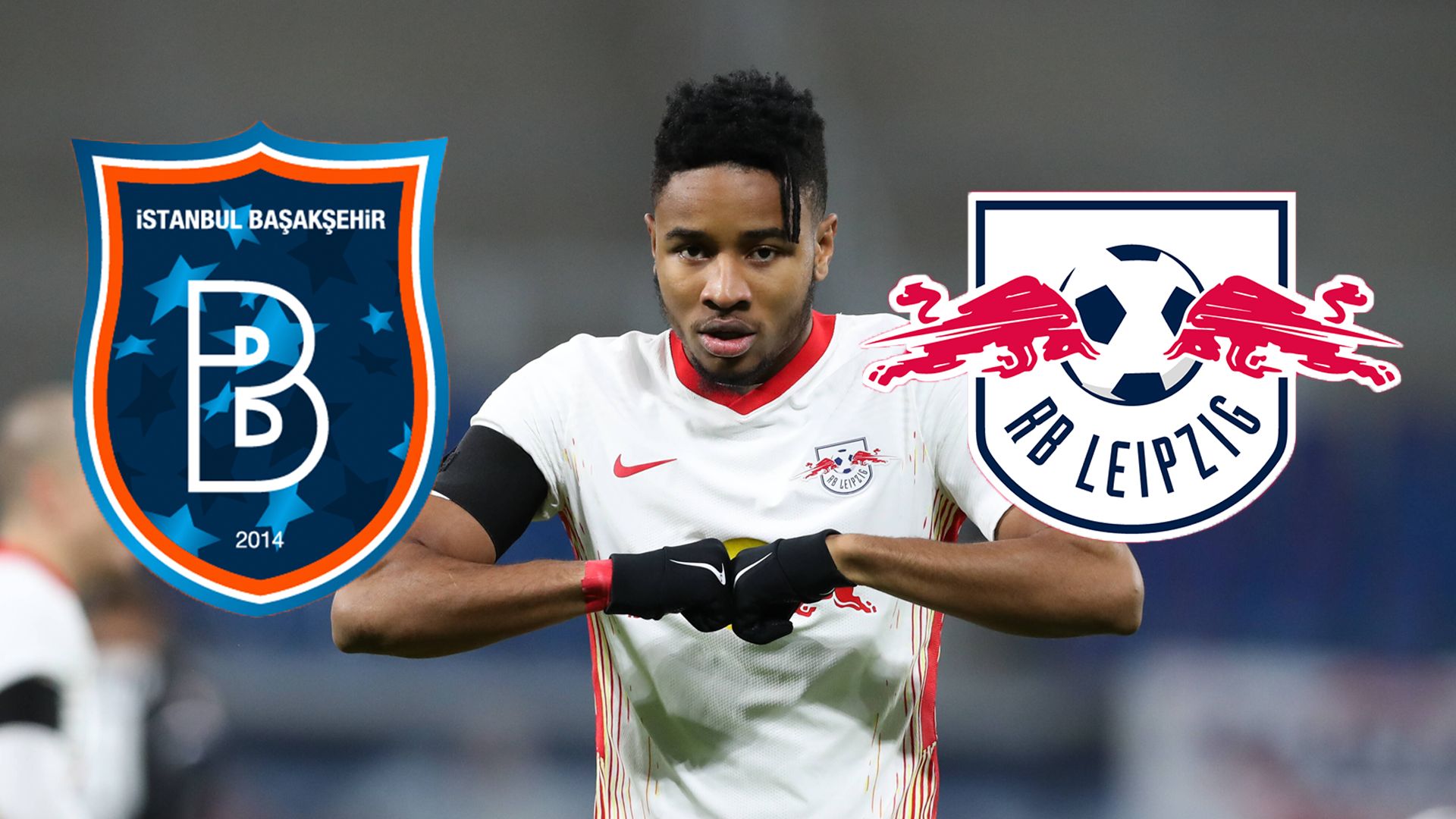 ONLY GERMANY basaksehir istanbul gegen vs. rb leipzig rasenballsport champions league christopher nkunku 2020