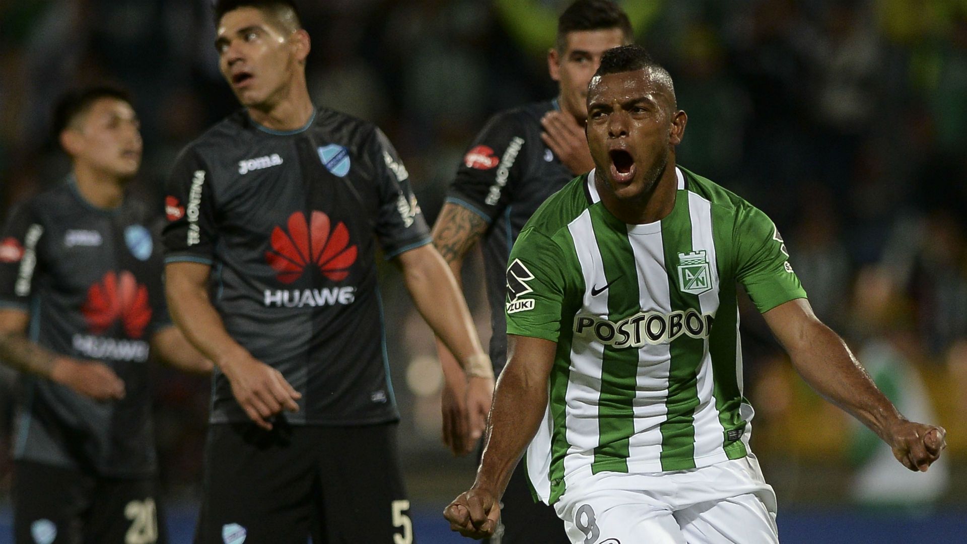 Miguel Borja Atl. Nacional vs Bolívar Copa Sudamericana