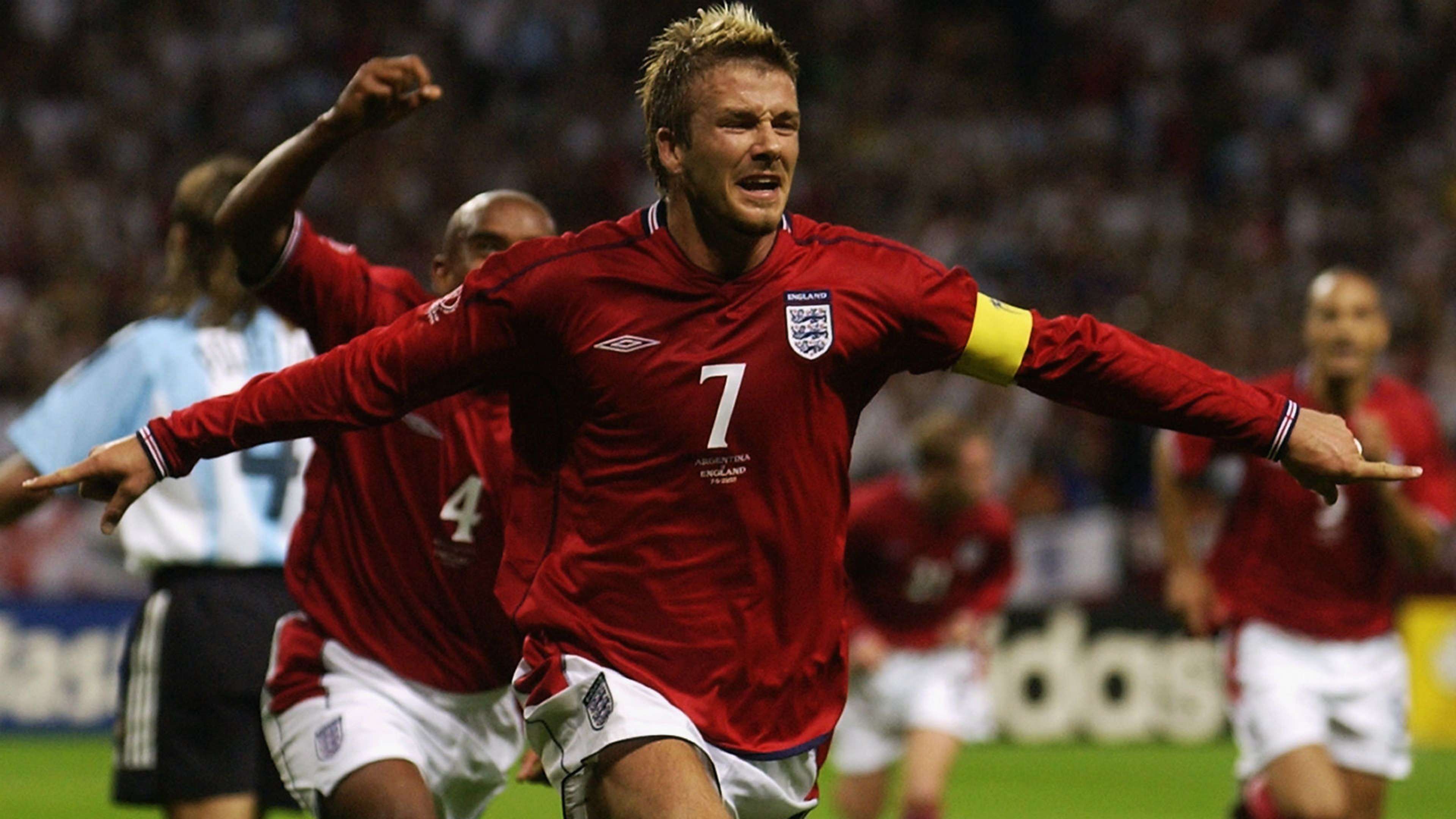 David Beckham v Argentina 2002.