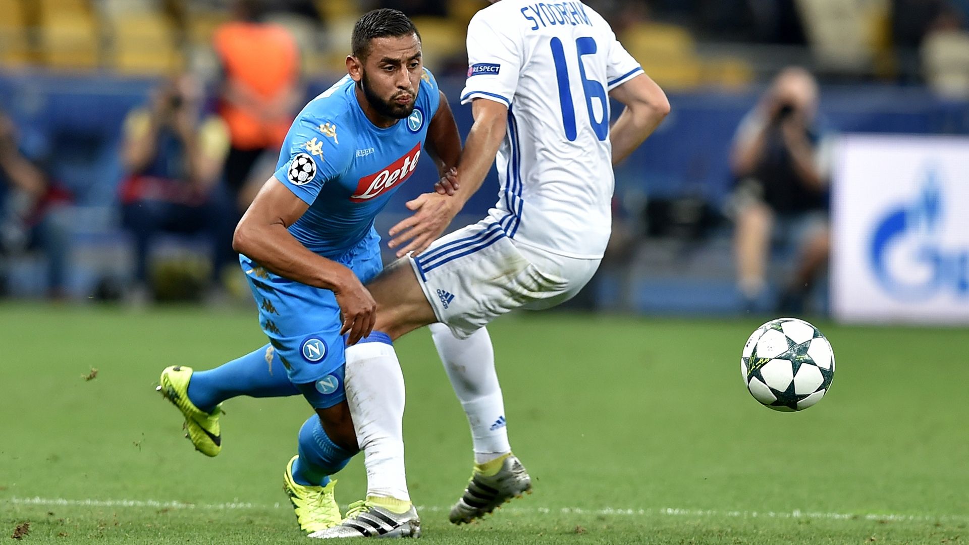 Faouzi Ghoulam Dinamo Kiev Napoli Champions League