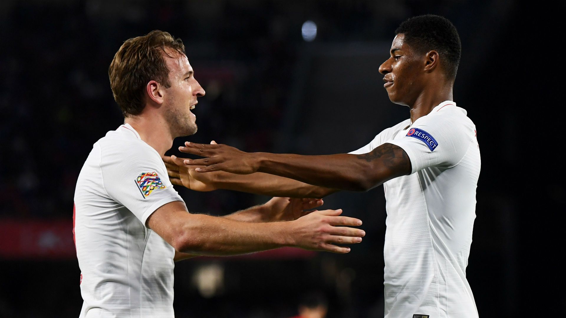 Harry Kane Marcus Rashford England Spain
