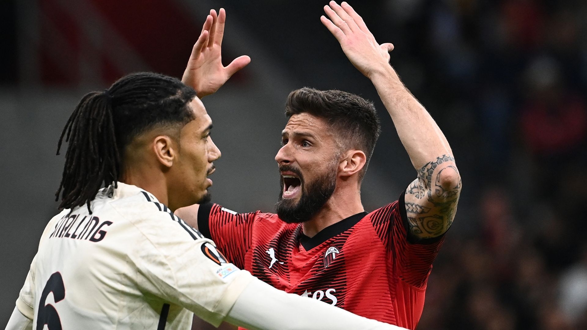 Milan Roma Giroud Europa League