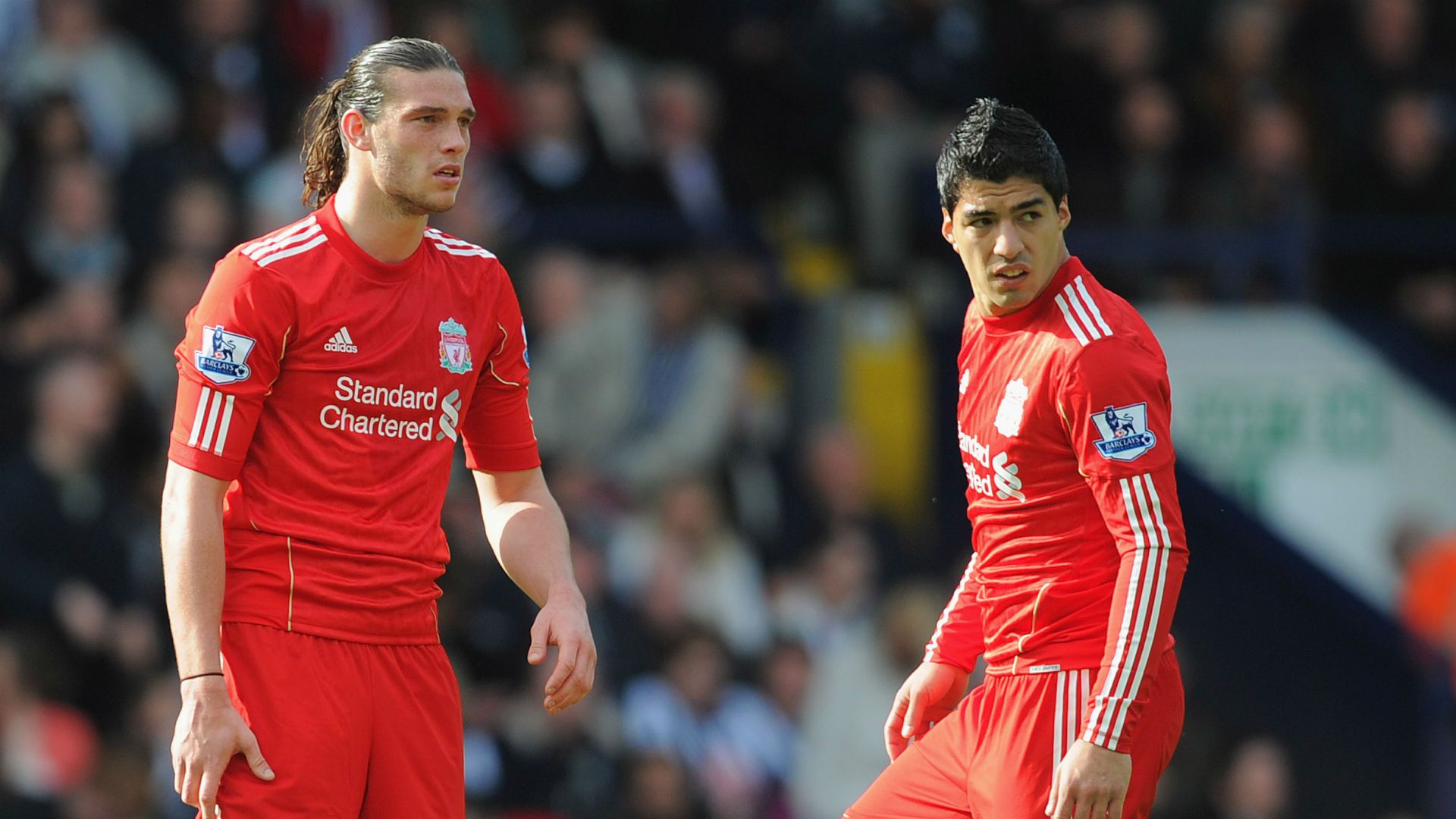 Andy Carroll Luis Suarez Liverpool