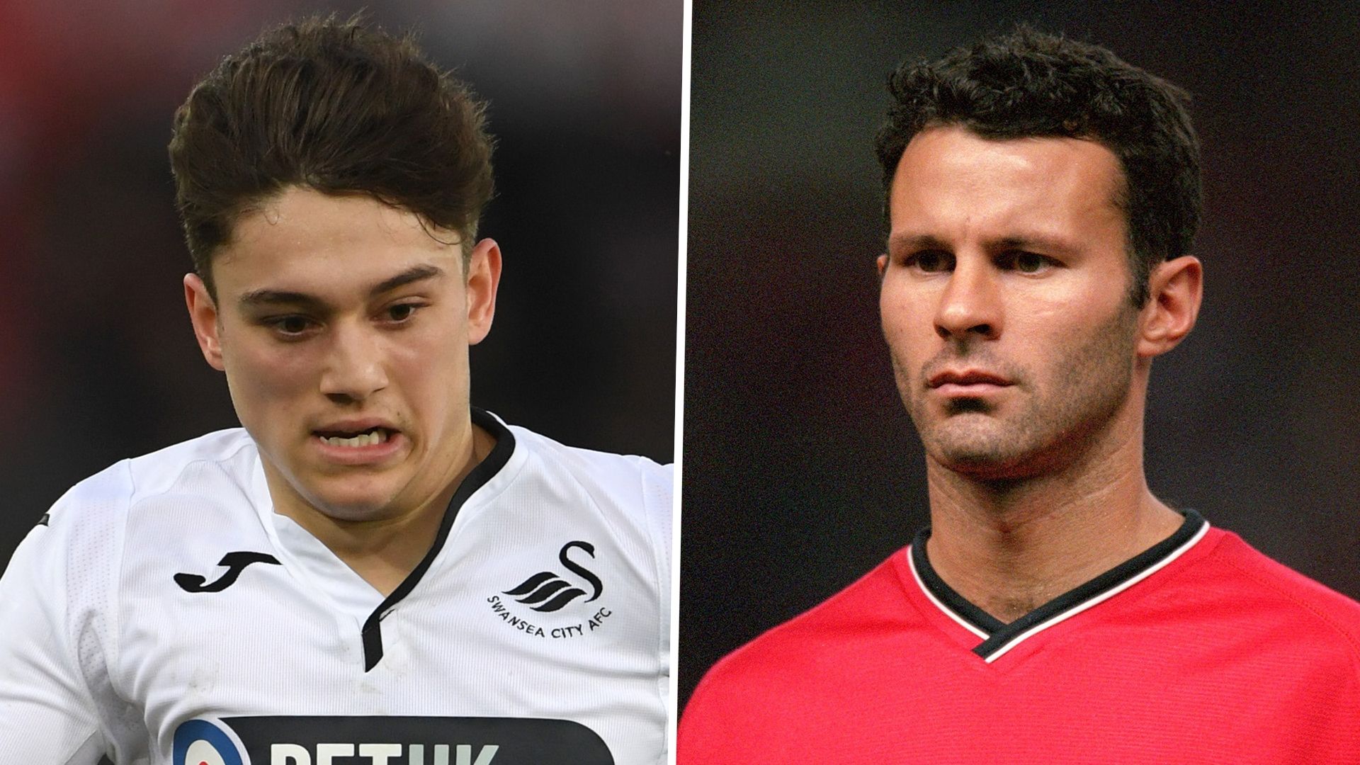 Daniel James Ryan Giggs Swansea Man Utd