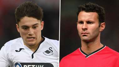 Daniel James Ryan Giggs Swansea Man Utd