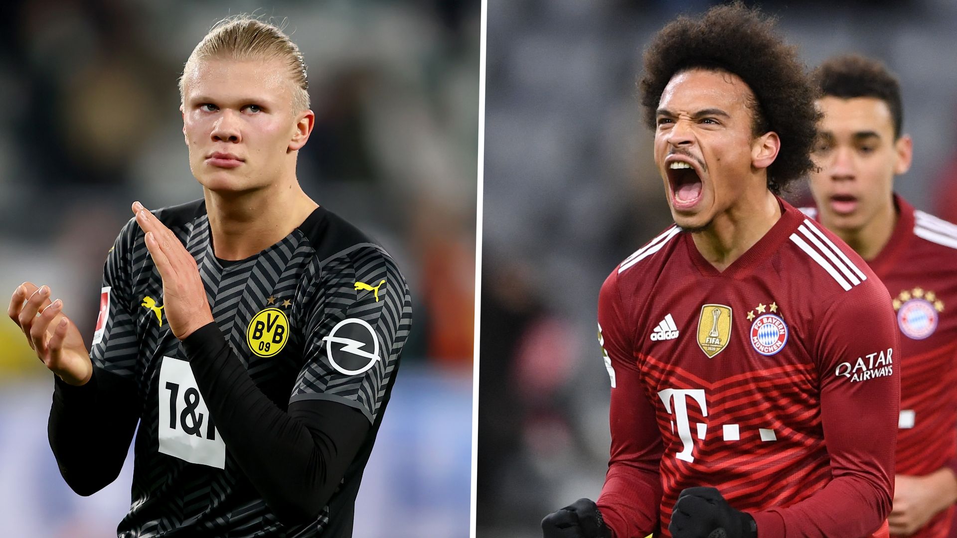 Haaland Sane Dortmund Bayern