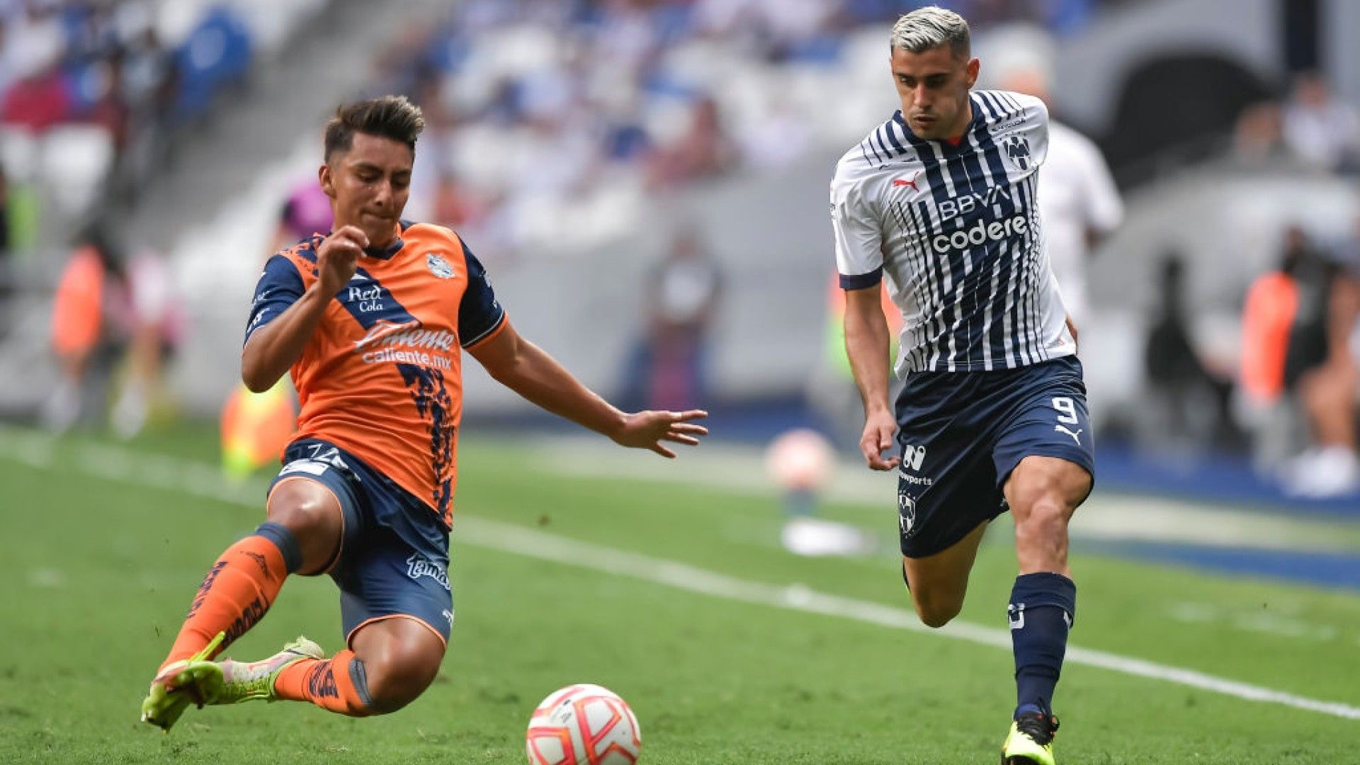 Germán Berterame Emilio Martínez Monterrey Puebla Apertura 2022