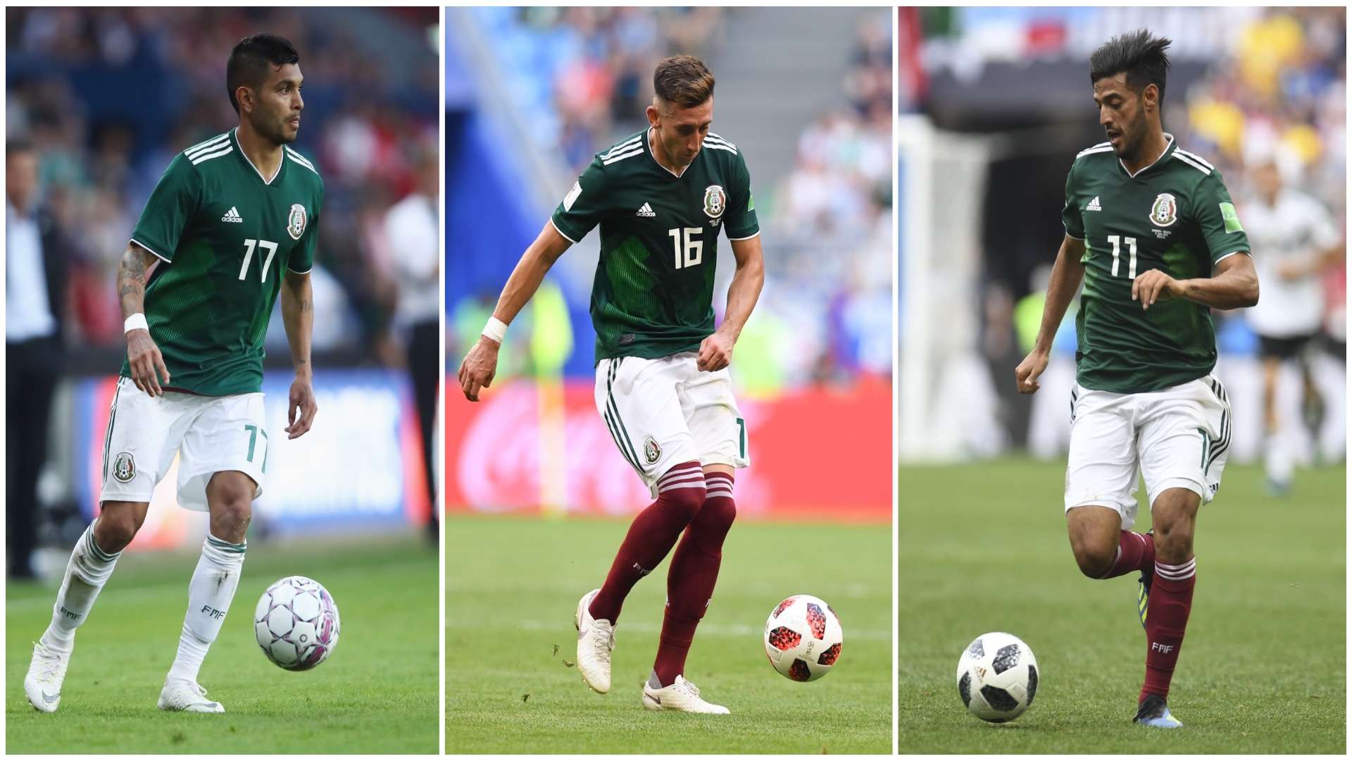 Vela Herrera Tecatito Selección