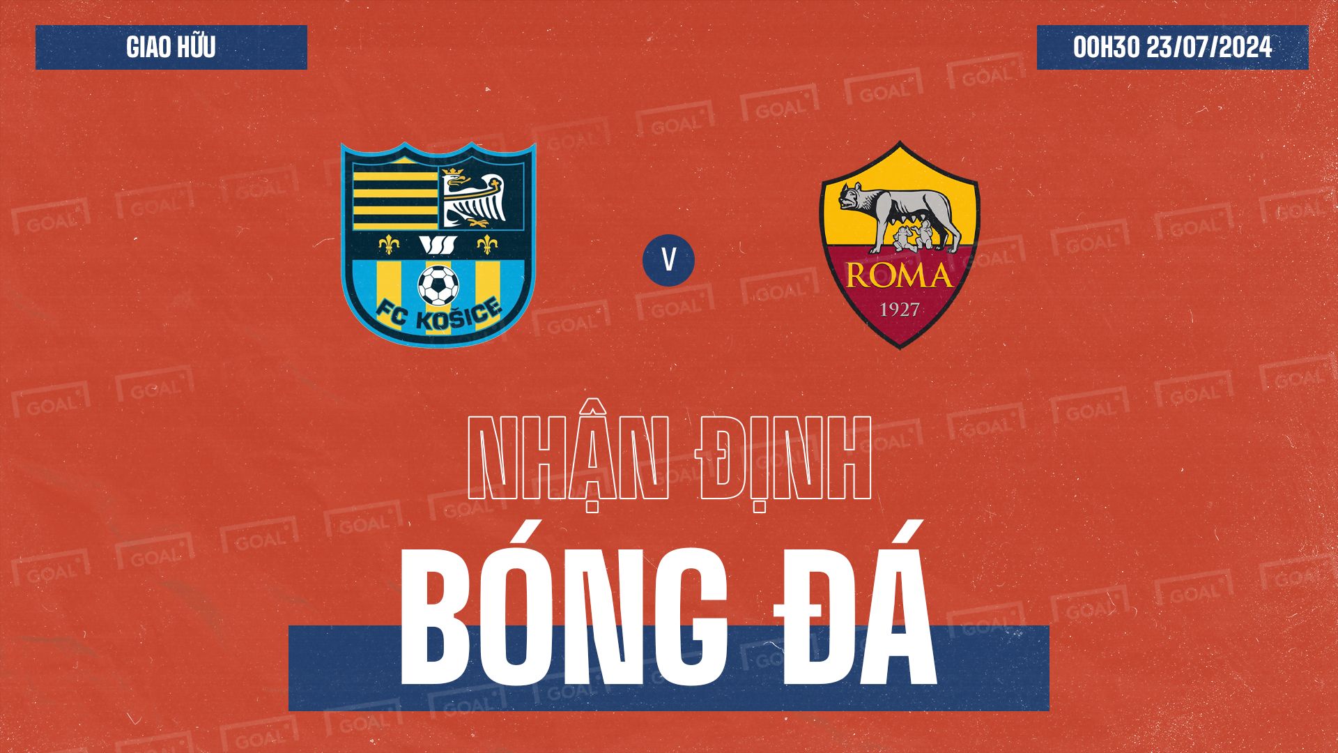 FK Kosice vs Roma Club Friendlies 2024 GFX