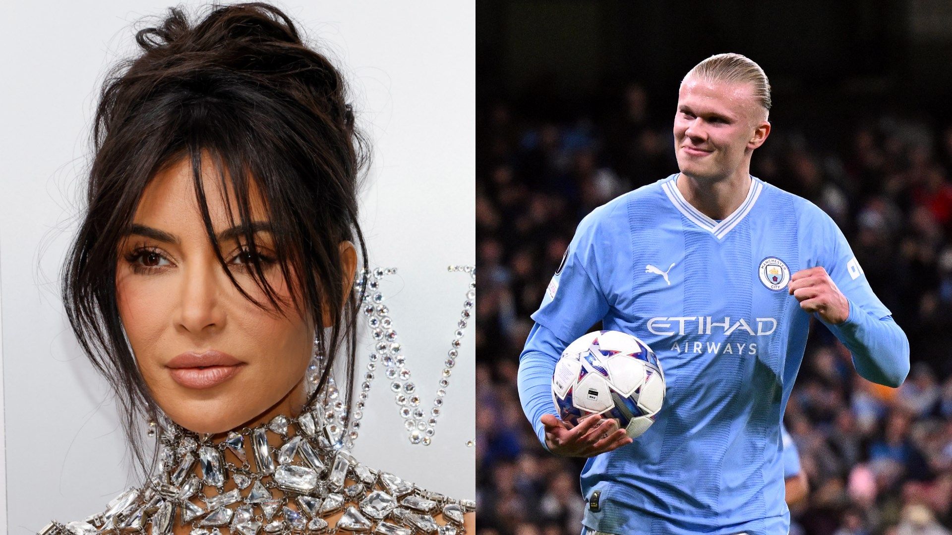 Kim Kardashian Erling Haaland