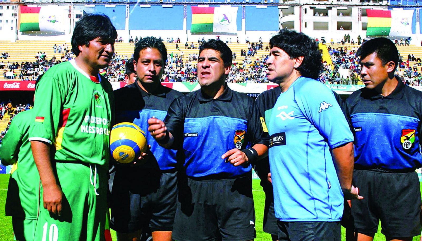 Evo Morales Maradona