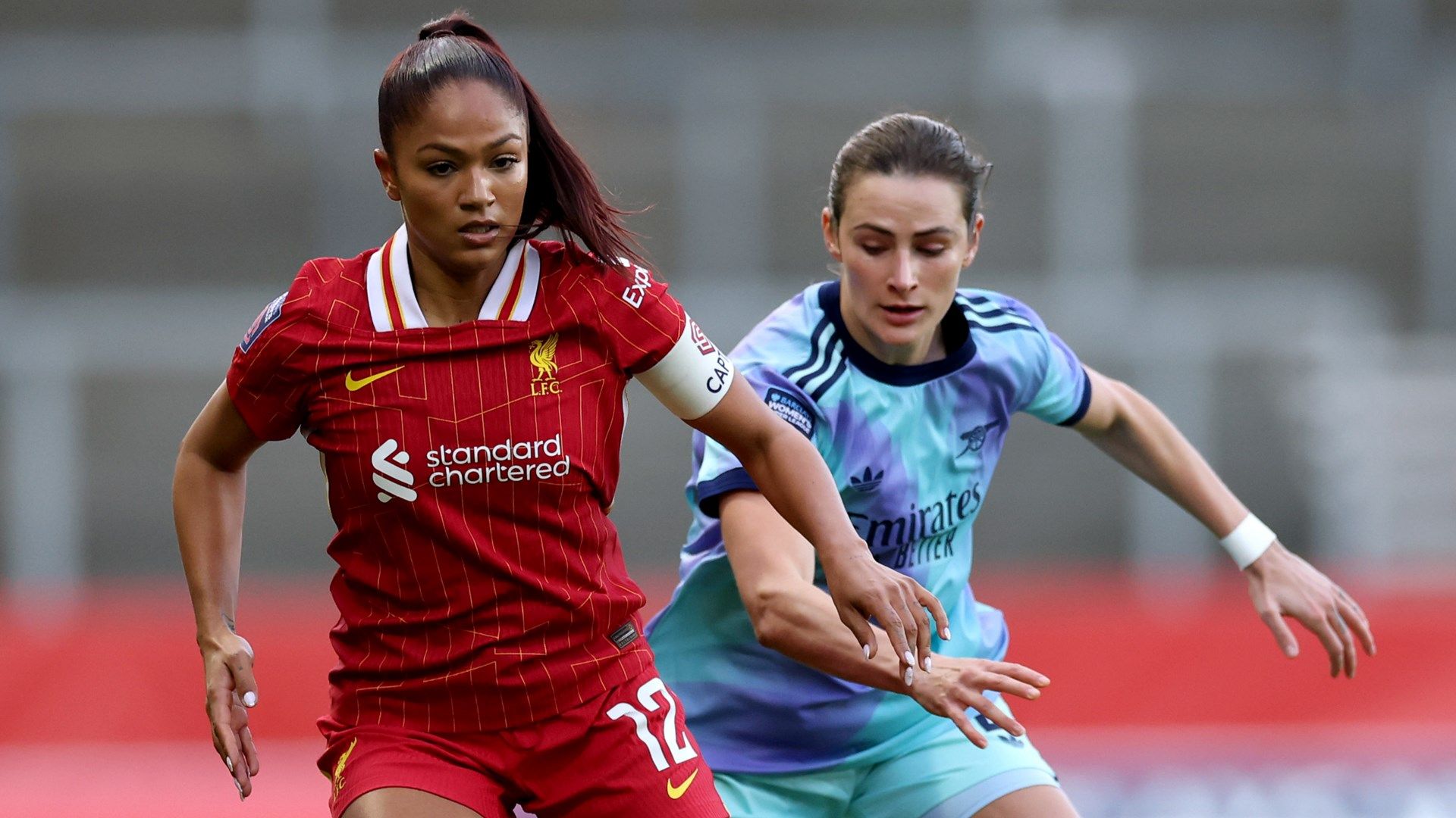 Taylor Hinds Emily Fox Liverpool Arsenal Women 2024-25