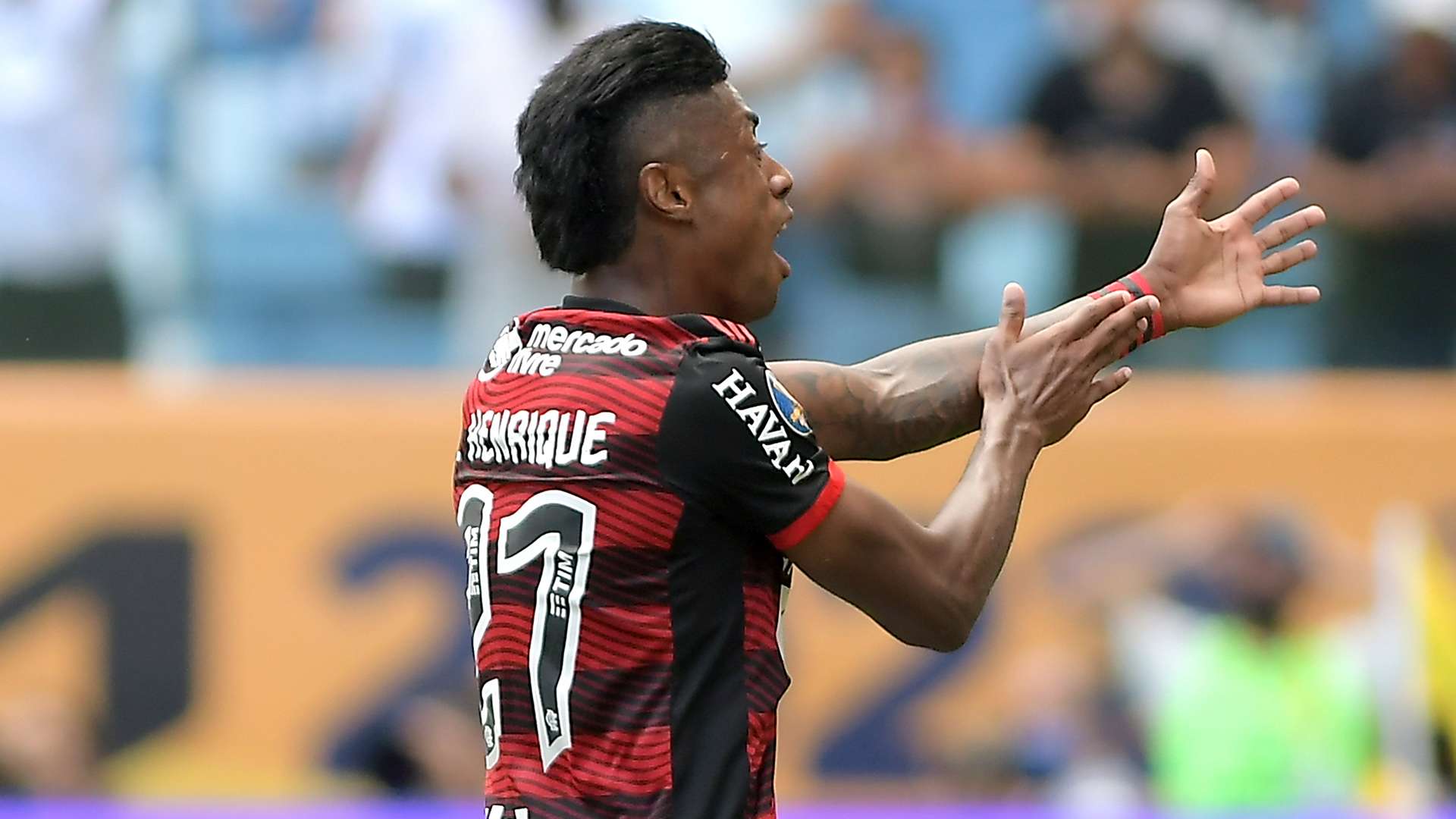 Bruno Henrique em Atlético-MG x Flamengo pela Supercopa